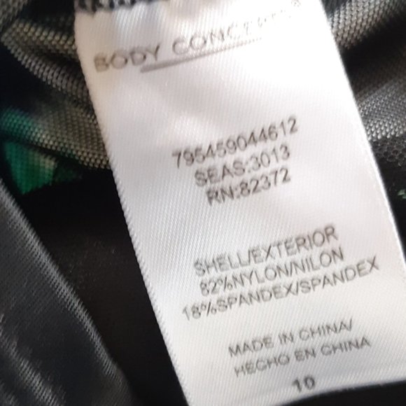 Body Concepts crisp classic splash layered ruffle adjustable strap swim Size 10 - Picture 12 of 13